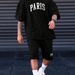 Men's Clothing Short Sleeved Shorts Men's Summer 2024 Trend Hong Kong Style Handsome Personality Sexy Complete Set ME2 MA1_viptrois.com