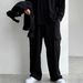 Men's Wide Leg Long Pants Straight Casual Pants_viptrois.com
