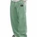 Men's Autumn New Comfortable Long Pants Loose Logo Corduroy Fabric Casual Pants_viptrois.com