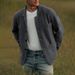 Men's Fashion Wool-Blend Jacket – Trendy Casual Coat (Black/Khaki/Gray/Blue/Green/Brown, Sizes S-4XL)_viptrois.com