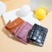 Wallet Card Cases Coin Purse Women's Short Stone Pattern Coin Bag Zipper Buckle Multi Card Slot Card Holder Coin Clip_viptrois.com