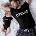Copy And Paste Parent Child Outfit Family Of Three Father And Son Mother And Daughter Pure Cotton Short_viptrois.com