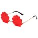 Flower Frameless Sunglasses - European & American Style (Shell Pattern, Catwalk & Street Fashion Trend Glasses)_viptrois.com