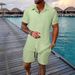Men's Clothing Shirts Casual Loose Beach Suits_viptrois.com