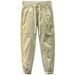 Men's Clothing Summer Ultra Thin Soft Nine Point Casual Pants Men's New Style Drawstring Pants Trendy Loose Harem Sports Pants_viptrois.com