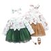 Babies' clothes baby mesh dress long-sleeved bow baby princess dress girl animal leaf skirt wholesale_viptrois.com