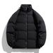 Men's Winter Casual Jacket - Lightweight Warm Padded Coat With Stand Collar, Relaxed Fit, Polyester Fill, Multiple Colors & Sizes_viptrois.com