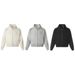 Spring And Autumn Men's Sweatshirt Vibe Trend American Deconstructed Design Loose Hooded Zipper Jacket Solid Color_viptrois.com