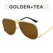 Fashion double beam aviator sunglasses new men's metal sunglasses retro large frame sunglasses for women_viptrois.com