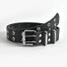 2025 Korean Style Hollow Punk Casual Fashion Star Eyelet Decor Double Row Belt For Women_viptrois.com