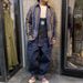 Men's Clothing fashion brand street color matching workwear jumpsuit suspenders European bib overalls daddy pants_viptrois.com