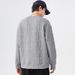 Men's Casual Japanese Style Letter Jacquard Pullover Sweatshirt - Loose Fit Long Sleeve Crewneck Top For Streetwear & Daily Wear (Black/Grey/White)_viptrois.com