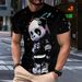 Men's Clothing New Age Reducing Paper Box Printed Short Sleeved T Shirt For Summer Men And Women Loose Fashion Casual Half Sleeved Top Trend_viptrois.com
