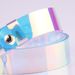 New classic women's belt, simple and versatile, student belt, women's fashionable colorful transparent plastic belt for women_viptrois.com