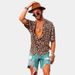 Men's Clothing Leopard Print Fashion Shirts_viptrois.com