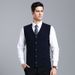 Men's Men's Wool Blended V Neck Knitted Cardigan Vest Cardigan Sweater Colorblock Casual Sleeveless Vest_viptrois.com