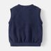 XUANMU Autumn Children's Vest School Style Boys Four Season Cartoon Bear Vests Knitted Baby Thin Outerwear Boys' WaistCoats XB045_viptrois.com