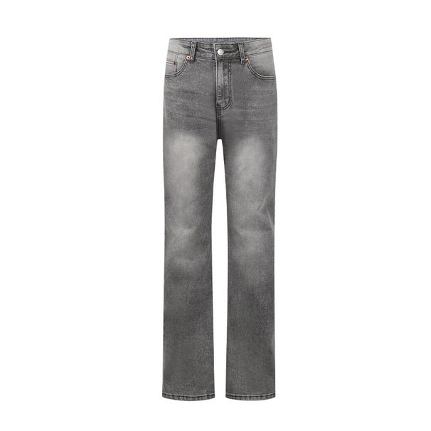 Light Blue Curved Knife Jeans For Men In Summer, Thin American Style Vibe Pants, High Street Ruff Handsome, Slim And_viptrois.com