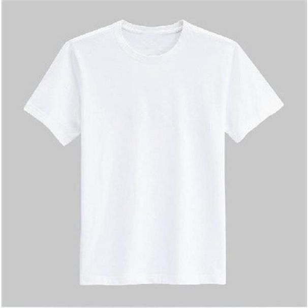 Men's Clothing Solid Color Short Sleeved T Shirt Men's Summer Versatile Student Loose Five Point Sleeve T Shirt Half Sleeved Top Bottoming Shirt_viptrois.com