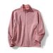 Unisex Fleece Jacket - Covert Stand Collar Outdoor Pullover, Warm & Breathable For Running, Hiking & Camping (S-3XL, Dark Black/Stone_viptrois.com