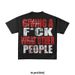 Men's Clothing Print Large Size Top Short Sleeve T Shirt_viptrois.com