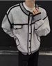 Unisex Knit Cardigan – Oversized Crochet Sweater With Chunky Cable Stitch (M/L/XL/2XL/3XL, Harajuku Streetwear, Polyester Blend, Wrinkle-Free)_viptrois.com