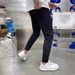 Summer Ice Silk Splicing High Elastic Men's Casual Pants Six Pocket Embroidery Skinny Fit For Internet Celebrity Style_viptrois.com