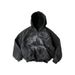 Men's Clothing Gothic American Street Cardigan Zipper Sweater Trend Thickened Cross Border Hot Hooded Top Jacket_viptrois.com