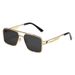 Retro Square Frame Driving Sunglasses For Men - High-End Polarized UV Protection Classic Aviator Style_viptrois.com