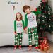 Christmas Santa hat alphabet Christmas family suit printed homewear sleep_viptrois.com