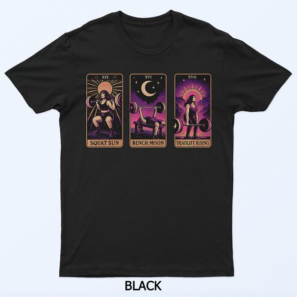 Tarot Big Three Astrology & Powerlifting SBD T-Shirt Mens Womens Tees Top_viptrois.com