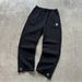 Men's Clothing Embroidered Zip-Up Jogger Pants - Oversized Streetwear Sweatpants For Men & Women (S-3XL, Black/Gray/Pink)_viptrois.com
