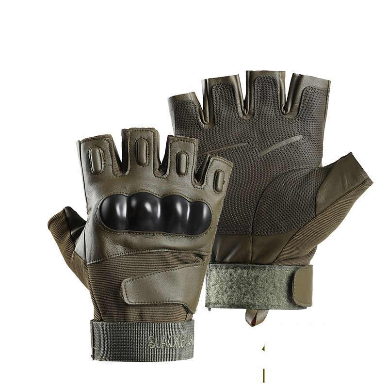 Tactical gloves Men's protective anti-slip wear-resistant special forces full finger half finger fitness sports outdoor cycling gloves_viptrois.com