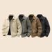 Vintage Distressed PU Leather Jacket For Men – Oversized Fit Up To 8XL, Retro Biker Style With Deconstructed Zipper & Multi-Pocket Design_viptrois.com