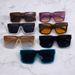 One Piece Sunglasses - Unisex Retro Square Large Frame (European & American Neutral Ins Style)_viptrois.com