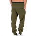 "Men's Relaxed-Fit Sweatpants – Euro-American Streetwear Casual Pants With Fleece Lining (Black/Army Green/Navy Blue, S-XXXL)"_viptrois.com