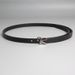 Small belt women's R letter fashionable and versatile summer black coffee jeans belt decoration_viptrois.com