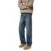 Men's Clothing Retro Cleanfit Straight Leg Jeans Loose Casual Trousers Classic Straight Leg Jeans - Vintage Washed Denim Pants For Cleanfit Style_viptrois.com
