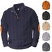 In 2025, The Most Popular Jacquard POLO Shirt For Men In Europe And America, Long-sleeved Patchwork Embroidered Pullover, Casual_viptrois.com