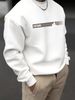 Men's Loose Casual Fashionable Classic Futune Pattern Printed Round Neck Long Sleeved Sportswear For Autumn And Winter_viptrois.com