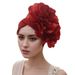 New Exaggerated African Hat Air Layer Side Large Flower Hat Indian Hat Muslim Hat Baotou_viptrois.com