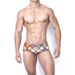 UXH European Ethnic Print Fashion Quick-Dry Trunks Large Size Trendy Men's Boxer Swim Shorts_viptrois.com
