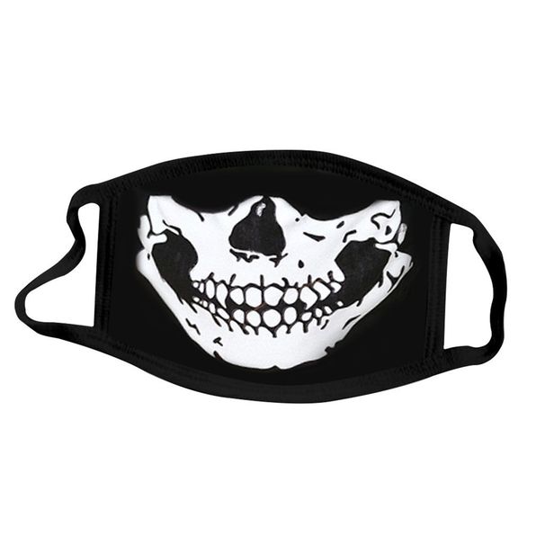 Halloween Adult Cloth Customizable With Filter Insert Dustproof Printed Cotton Mask_viptrois.com