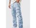 "Men's Elastic Patchwork Straight Leg Jeans – Light Blue, Pink, Bluish & Khaki (Sizes S-XXL)"_viptrois.com