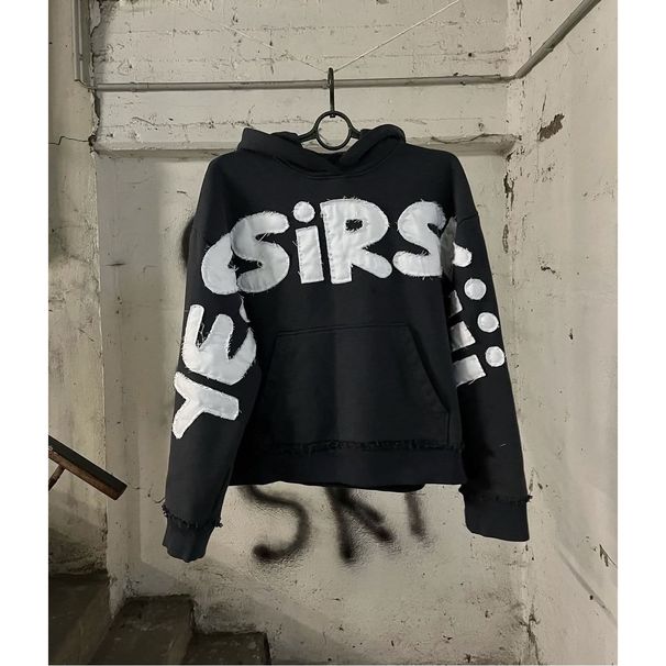 Autumn Winter Niche European Trendy Brand American Style Unisex Ins Retro Pullover Long Sleeve Letter Print Design_viptrois.com