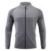 Men's Performance Running Jacket - Slim Fit Quick-Dry Workout Zip-Up, Breathable Polyester, Lightweight Gym & Outdoor Training Top_viptrois.com