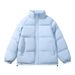 Men's Winter Thickened Trendy Cotton-padded Clothes Without Hats Stand-up Collar Bread Clothes Korean Version Trendy Jacket_viptrois.com