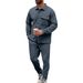 Men's Clothing European And American Autumn And Winter Casual Men's Lapel Long Sleeved Top Cardigan Single Breasted Solid Color Slim Jacket_viptrois.com