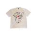Oversized Creative Printed T-Shirt Heavyweight Pure Cotton Loose Short Sleeved Style for Couples Women Men_viptrois.com