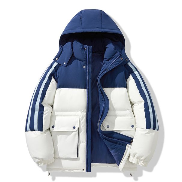 2026 Fashion Wintercoat Women/Men Polyester Splicing Long Sleeve Windbreak Casual Loose Thick Warm Zipper Hooded Cotton-Padded Jacket S-4XL_viptrois.com